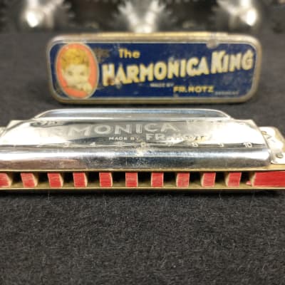 FR. Hotz The Harmonica King w/ Original Case (Key of C) image 2