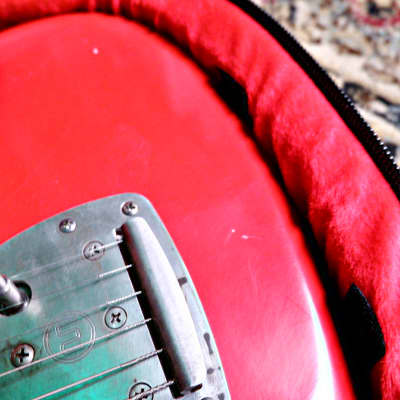 Keith Holland Custom JM-ANS #1286 Offset Ferrari Red w/ Deluxe Gig Bag image 17