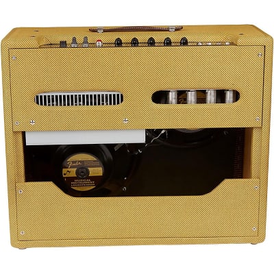 Fender '57 Custom Twin 40W 2x12 Tube Guitar Amp Regular Lacquered Tweed image 3