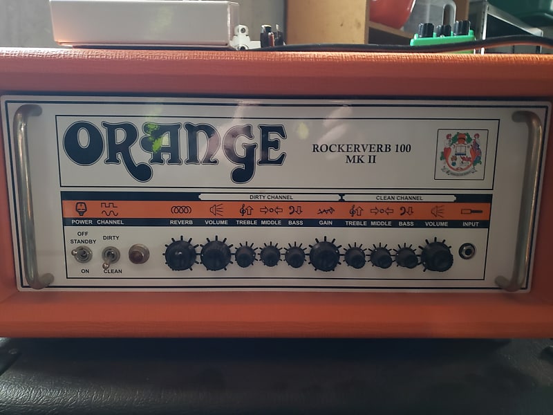 Orange Rockerverb 100 MKII 100-Watt Tube Guitar Amp Head image 1