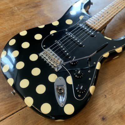 Fender Buddy Guy Artist Series Signature uStratocaster 2007 - Present - Black with Polka Dots for sale