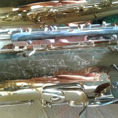 Conn 22M Tenor Saxophone 1978 Brass Lacquer w/ Brass Keys image 8