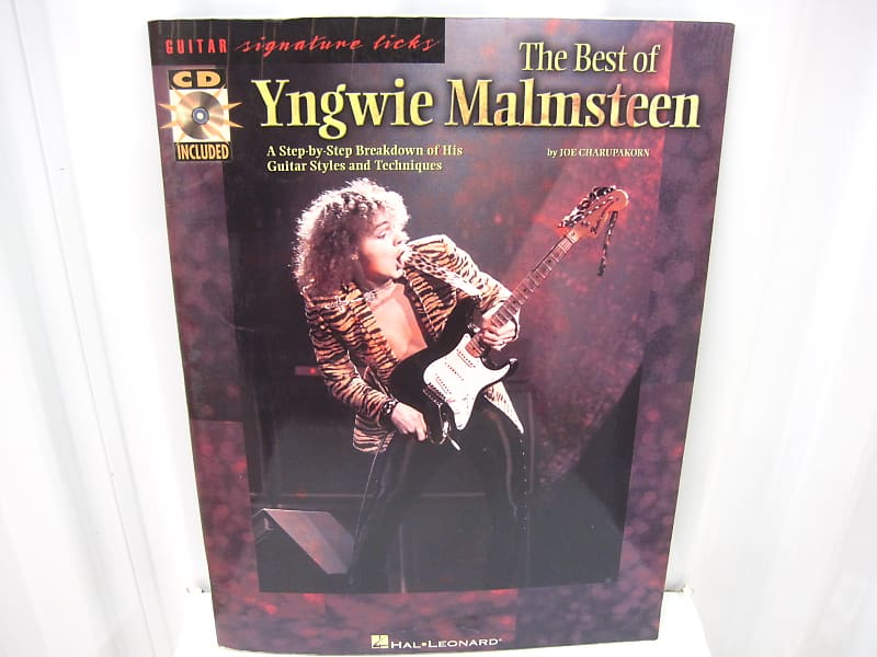 Yngwie Malmsteen The Best of Guitar Signature Licks CD Sheet Music Song Book  Songbook Tab Tablature