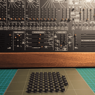 TTSH (ARP 2600 synthesizer clone) fader caps black image 2