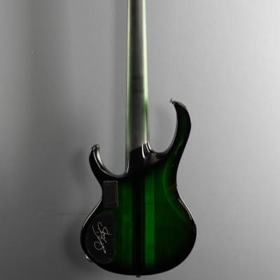 Ibanez Steve Di Giorgio SDGB1 Fretless Bass - Dark Moss Burst image 5
