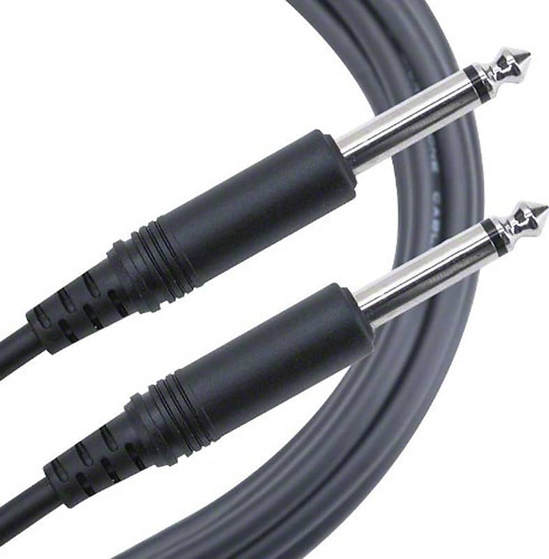 Mogami Pure Patch SS-10 Professional Audio Cable, Balanced 1/4" TRS Male Plugs, Nickel Contacts, Straight Connectors, 10 Foot image 1