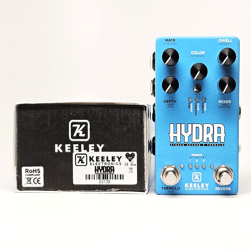 Keeley Hydra Stereo Reverb & Tremolo