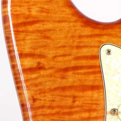 Jerzy Drozd Stratocaster 1996 Trans Amber-Orange image 8