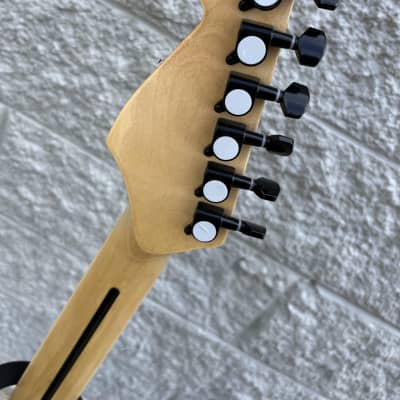 GAMMA Custom Electric Guitar STG24-01, 6-String Omega Model, Transparent WIne image 8