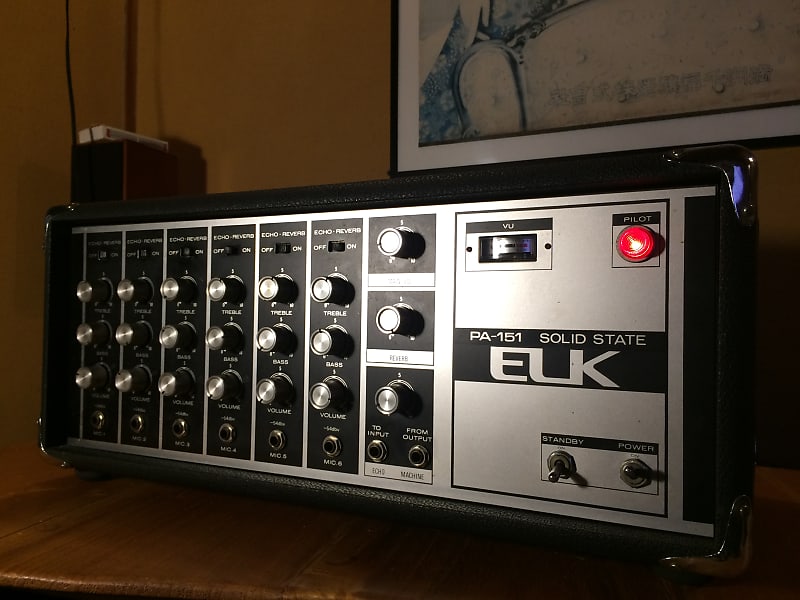 ELK, PA-151 1970s Black/silver, Solid state | Reverb