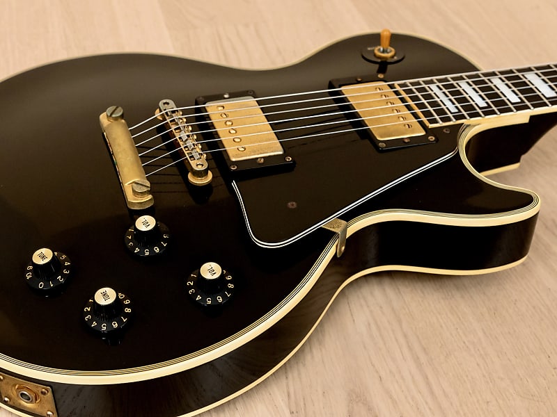 1979 Yamaha LP-800C Lord Player Custom Black Beauty Vintage Guitar Ebony  Japan, Matsumoku