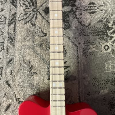 Loog Mini 3 Strong Acoustic Kids Guitar for Beginners - Red image 5