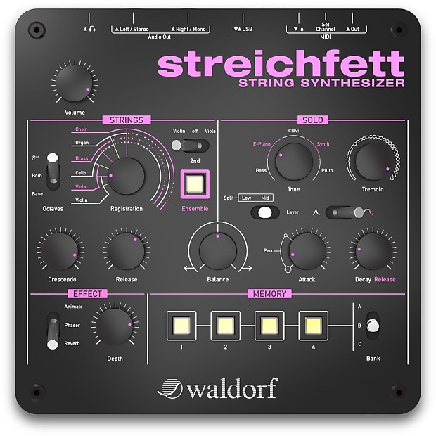 Waldorf Streichfett String Synthesizer image 1