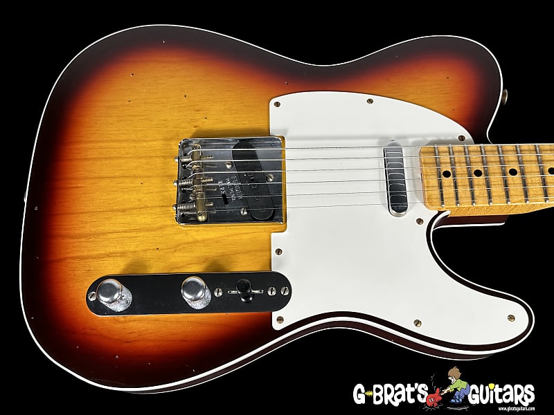 2023 Fender Telecaster Custom 50s Twisted Tele Custom Shop Limited Edition Journeyman ~ Chocolate 3-Color Sunburst image 1