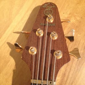 Alembic Epic 5 string Left Hand Bass Natural Wood Finish image 11