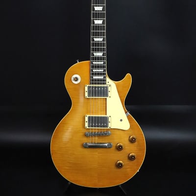 Greco EG-550 LP Lemon Drop 1990 Flame Maple Top RARE | Reverb