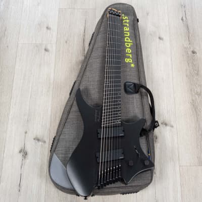 Strandberg Boden Metal NX 8 Multi-Scale Headless 8-String Guitar, Black Granite image 21