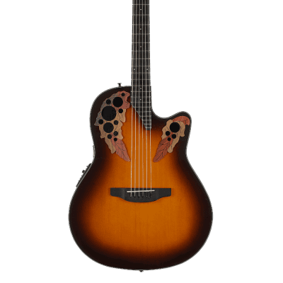 Ovation CE44-1 Celebrity Mid-Depth Solid Spruce Top Mahogany Neck 6-String Acoustic-Electric Guitar w/Gig Bag image 1