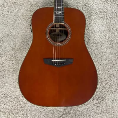 D'Angelico Excel Lexington Acoustic Electric Guitar, Auburn DAED300AUBGP w/Case image 4