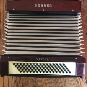Hohner Verde II 1940s Pearlescent Red 34/80 image 6