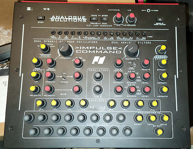 Analogue Solutions Impulse Command Stereo Analog Synthesizer Controller Rig Light Use! image 1
