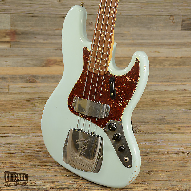 Fender Custom Shop '64 Jazz Bass Sonic Blue (s372) | Reverb