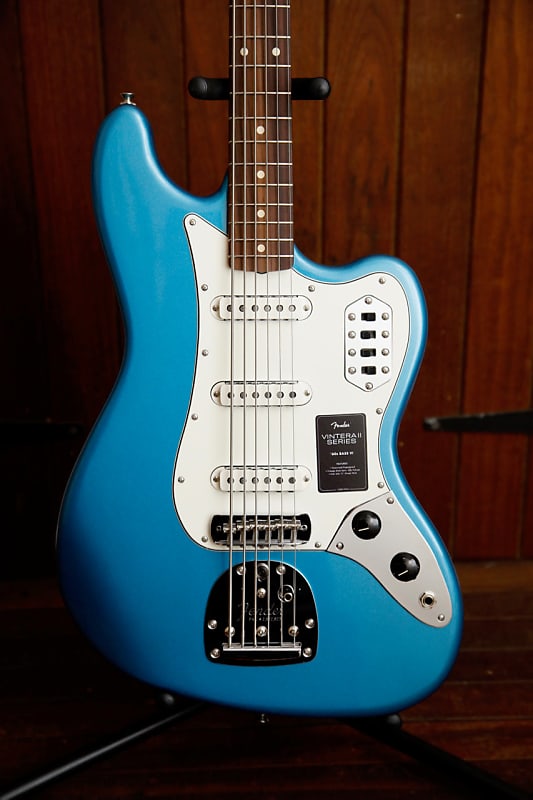 Fender Vintera II '60s Bass VI Lake Placid Blue Bass Guitar image 1