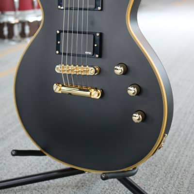 2022 ESP LTD EC-1000 Deluxe Vintage Black Electric Guitar - HSC image 6