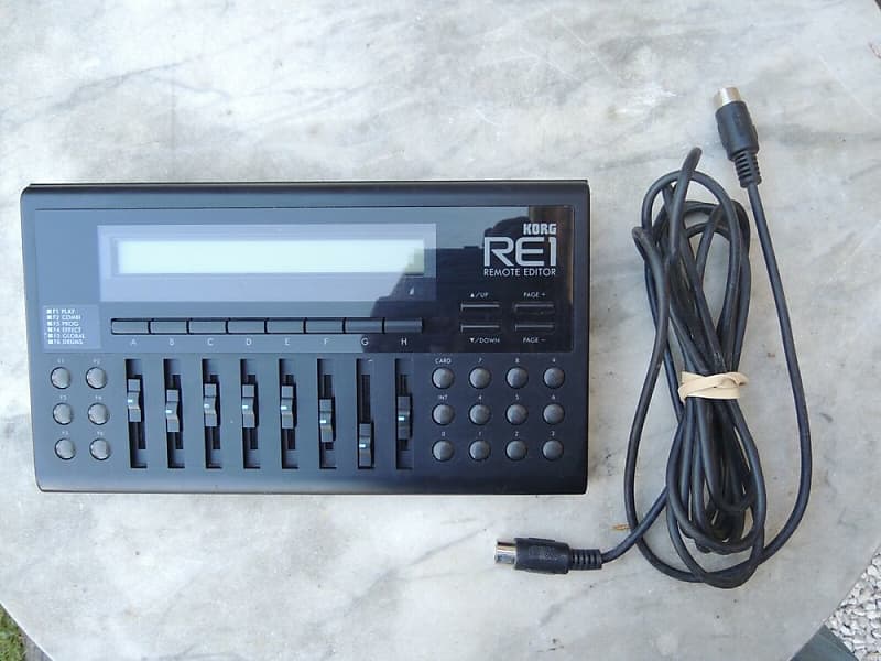 RARE KORG RE-1 RE1 Remote controller Editor tone generator M3R 3R/W A1  Wavedrum