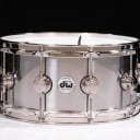 Used DW Stainless Steel 6.5x14 Snare Drum
