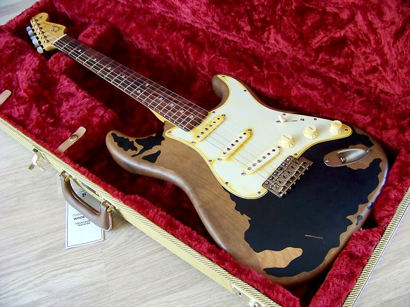 TPP John Mayer BLK1 Black One Fender USA 60's Re-issue Stratocaster  Tribute Relic 'Big Dippers