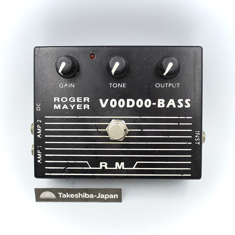 Roger Mayer Voodoo Bass Distortion Active Splitter Guitar Effect Pedal