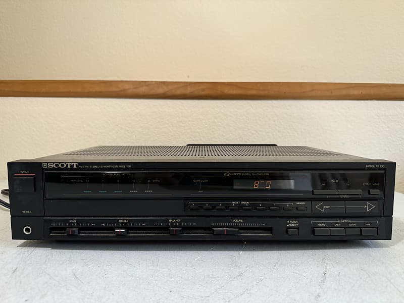 Scott RS-250 Receiver HiFi Stereo Vintage Home Audio 2 Channel Phono Radio AM/FM  			