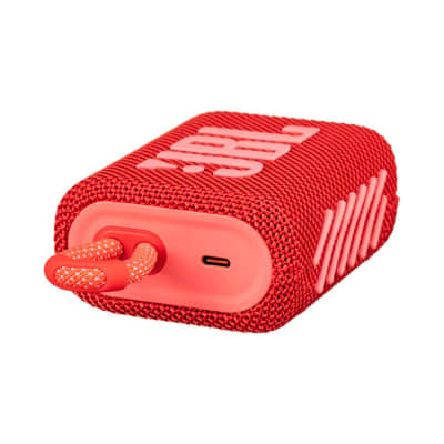  JBL Go 3: Portable Speaker with Bluetooth, Built-in Battery,  Waterproof and Dustproof Feature - Red (JBLGO3REDAM) : Electronics