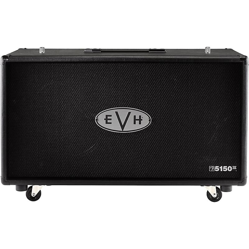 EVH 5150 212ST 2x12 Guitar Speaker Cabinet Black image 1