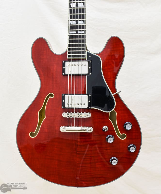 Eastman T486 Semi Hollow Thinline - Red (s/n: 2349) image 1