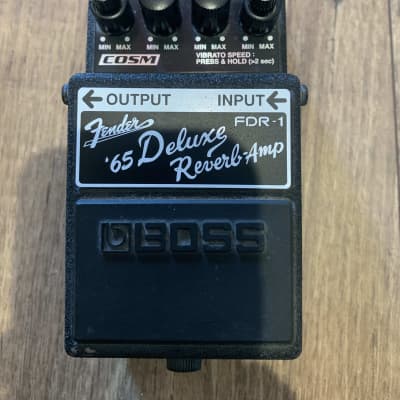 ギター BOSS FDR-1 Fender '65 Deluxe Reverb Boss FDR-1 Fender '65 Deluxe Reverb Amp Pedal | Reverb