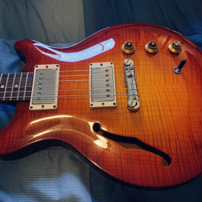 1996 Hamer Artist Semi-Hollow Body. Gibson Les Paul DC Killer! image 5