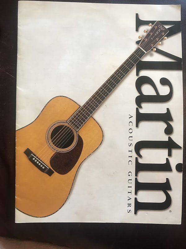 Martin Guitar Catalog 2000 2000 Martin Guitar Catalog 200" Reverb
