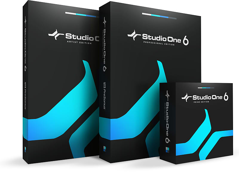 New PreSonus Studio One V. 6 - Artist - DAW Recording Software MAC/PC ( Download/Activation Card)