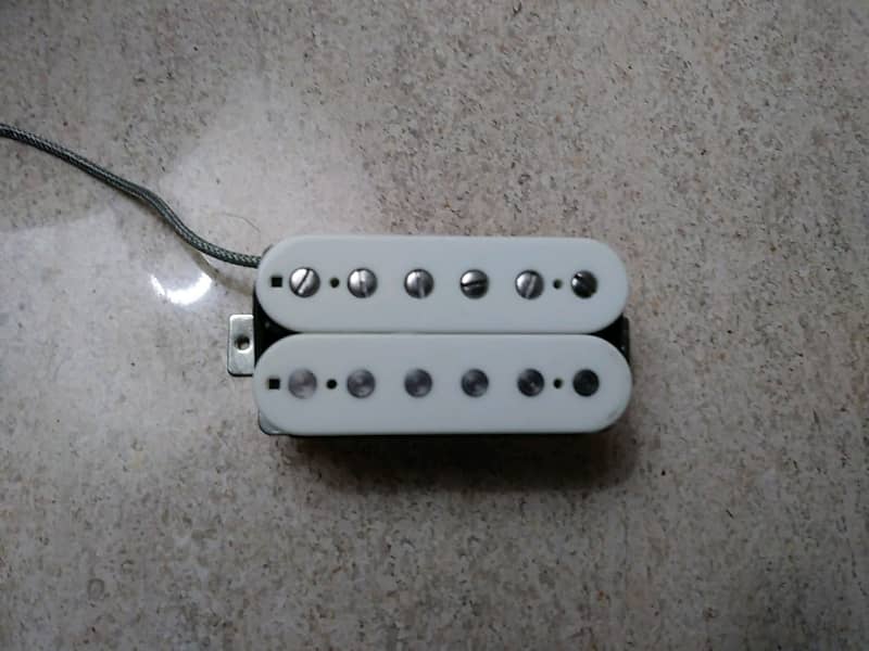 Manlius Fat Diane bridge PAF double white Reverb