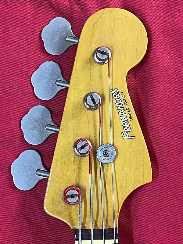 Fernandes FPB-40 Red 1980's Japan Vintage Precision Bass