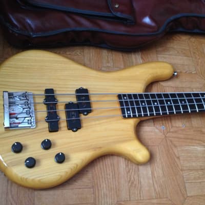 80"s 1988 Rockoon with Schaller Bass guitar Japan with original gigbag  Ibanez SR 1000 style image 4