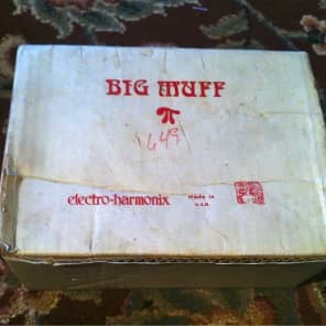 Electro-Harmonix Big Muff Pi 1976 Vintage Cardboard Box image 1