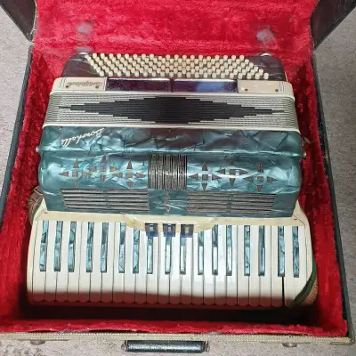 Crucianelli Sky Blue 60 Bass Vintage Accordion Made in Italy | Reverb