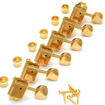 Gotoh SD91 6-in-line Gold Vintage Tuners TK-0880-002 image 1