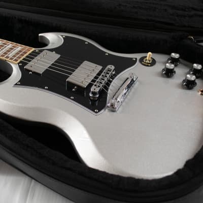 Gibson SG Standard Electric Guitar - Silver Metallic image 13