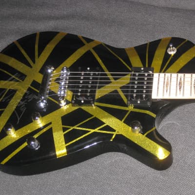 GMP Roxie Tribute EVH sparkle guitar with stripes, hand-made in San Dimas, Ca...Seymour Duncan pups image 7