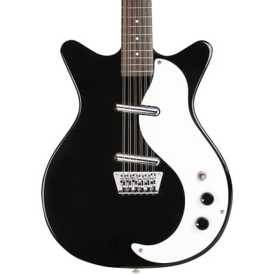 Danelectro 59 12SDC 12-String Guitar (Black) image 2