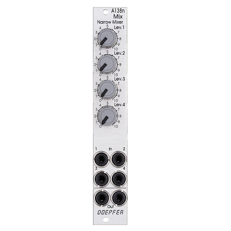 鍵盤楽器 Doepfer A-138n Narrow Mixer Doepfer A-138n Narrow Mixer | Reverb